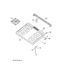 Diagram for 2 - Control Panel & Cooktop