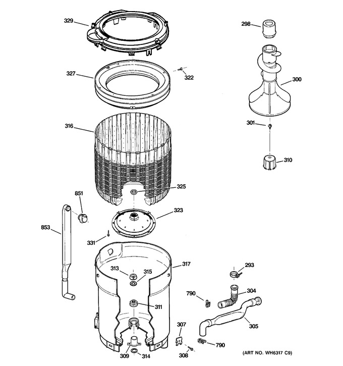 Diagram for GIWP2000M0WW