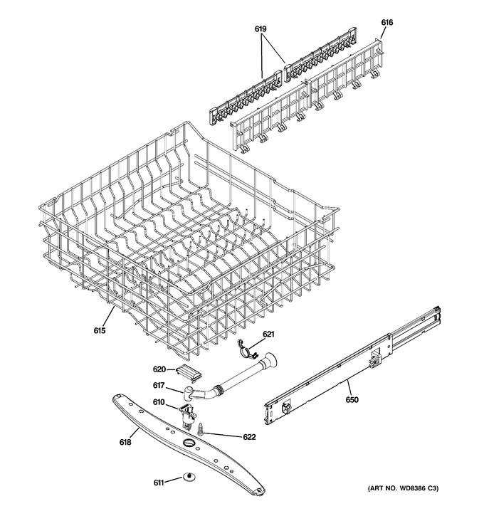 Diagram for PDWT300V00BB