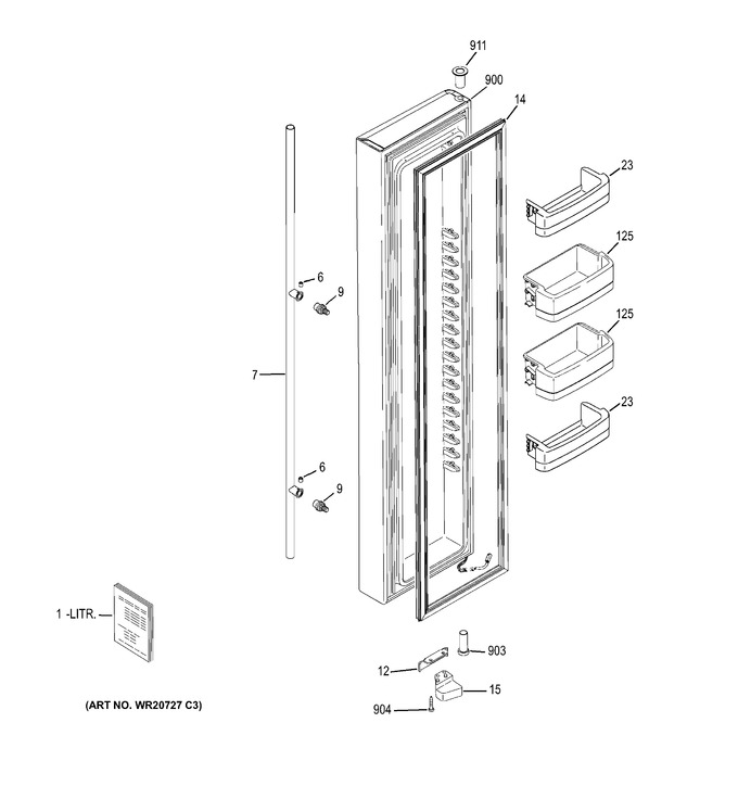 Diagram for GCE24KBBAFWW