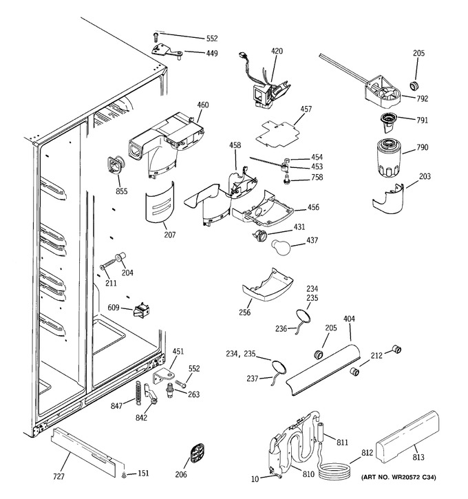 Diagram for GCE23LGYAFNB