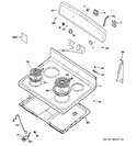 Diagram for 1 - Control Panel & Cooktop