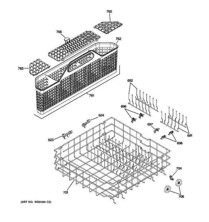 Diagram for GDWT308V00WW