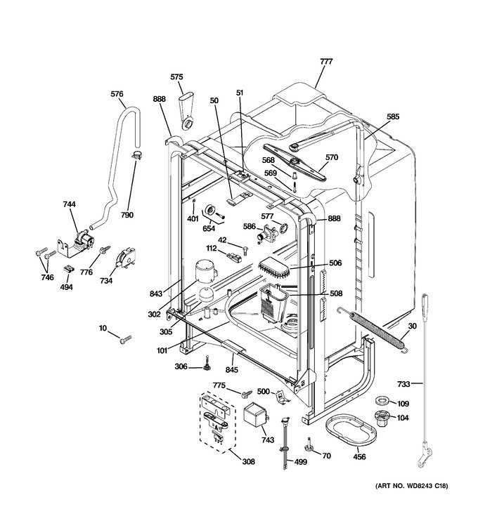 Diagram for GLD7768V00SS