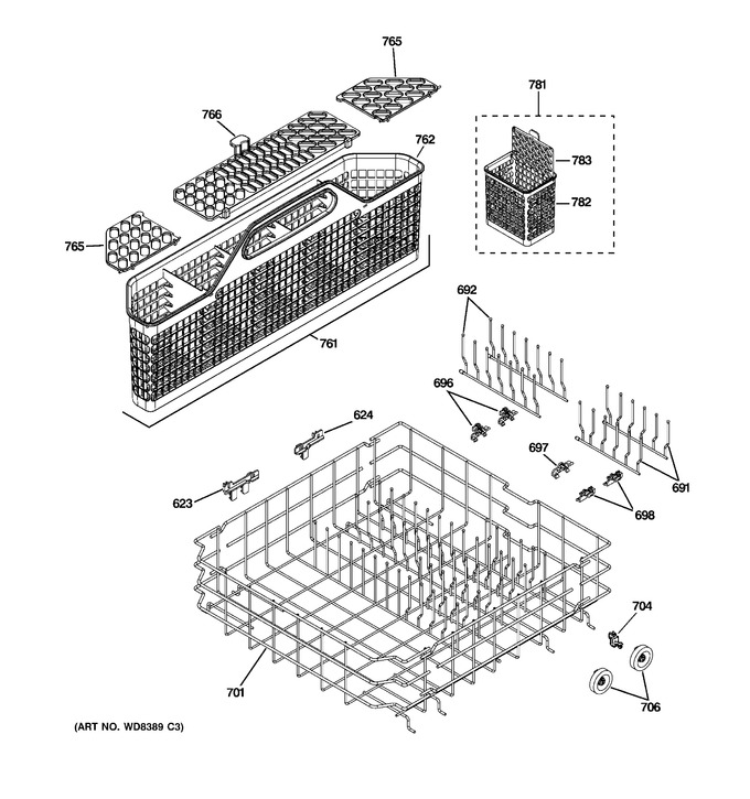 Diagram for GDWT368V00SS