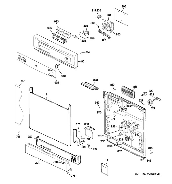 Diagram for GSD3300R00WW