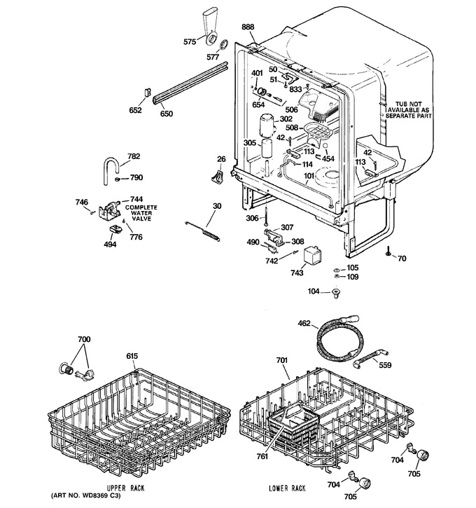 Diagram for HDA2040V35SA