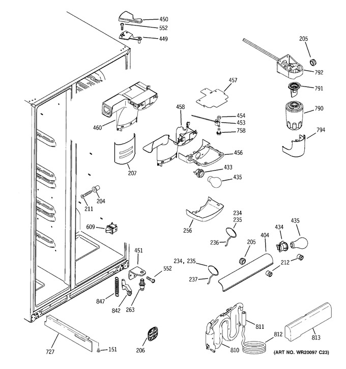 Diagram for DSD26DHWABG