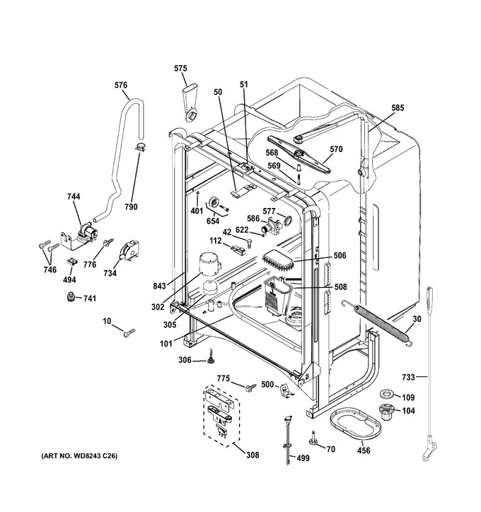 Diagram for GLC5604V00WW