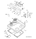 Diagram for 1 - Control Panel & Cooktop