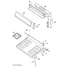 Diagram for 2 - Control Panel & Cooktop