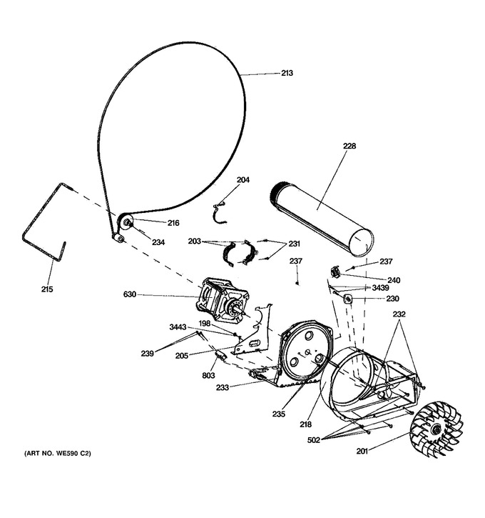 Diagram for GFDN245GL1BB