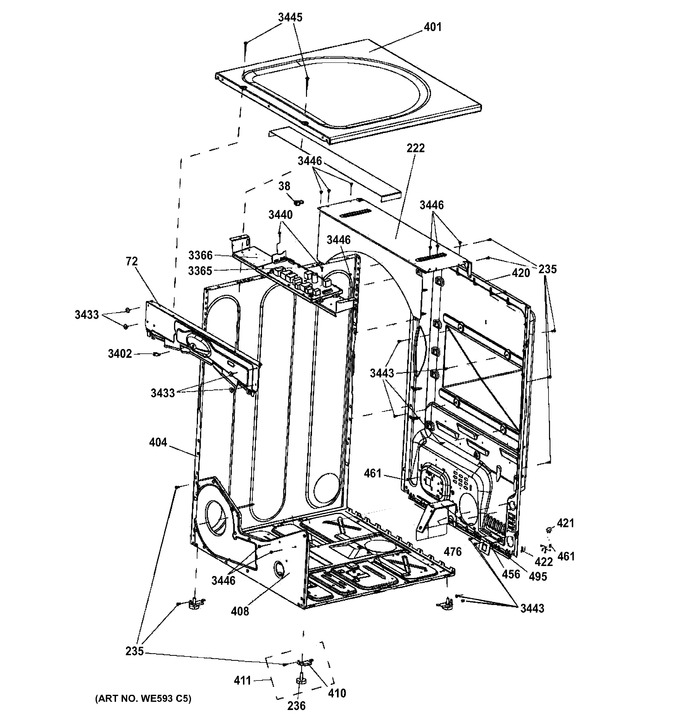 Diagram for GFDN245GL1MV