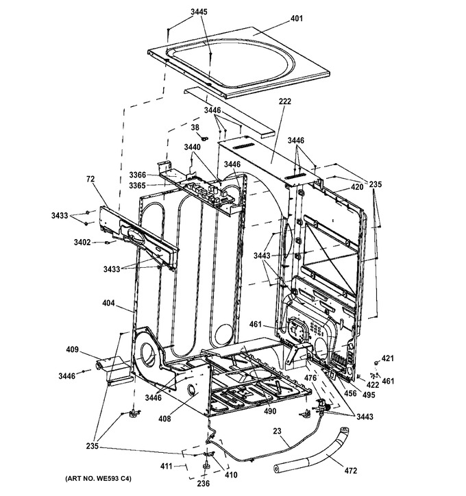 Diagram for GFDS350GL1WW