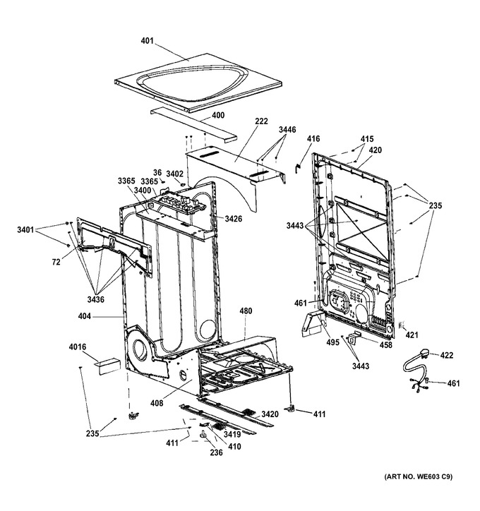 Diagram for PFDN440GL2WW