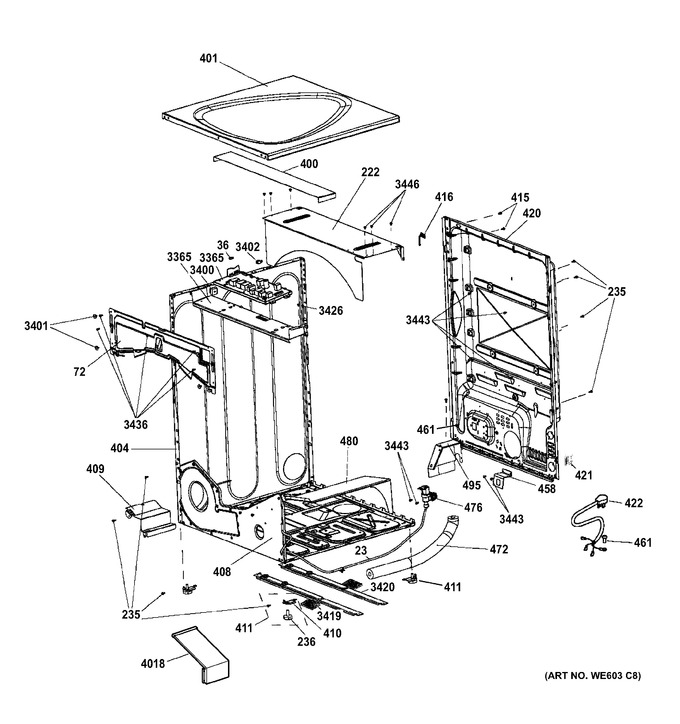 Diagram for PFDS451GL2WW