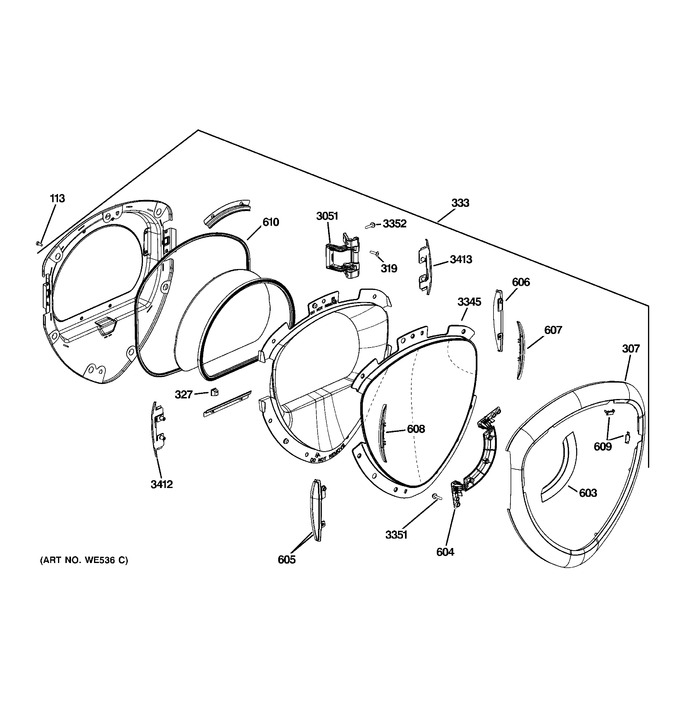 Diagram for PFDS455EL2MG