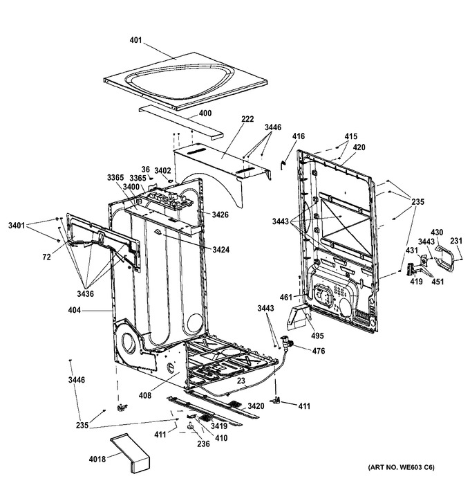 Diagram for PFDS455EL2MG