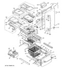 Diagram for 1 - Doors & Shelves