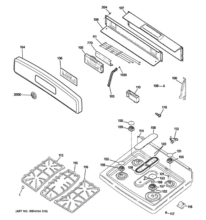 Diagram for JGB600SET3SS