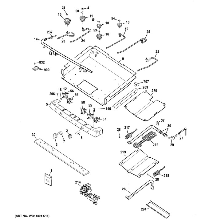 Diagram for JGB605SET3SS