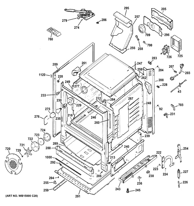 Diagram for JGB810DET3WW