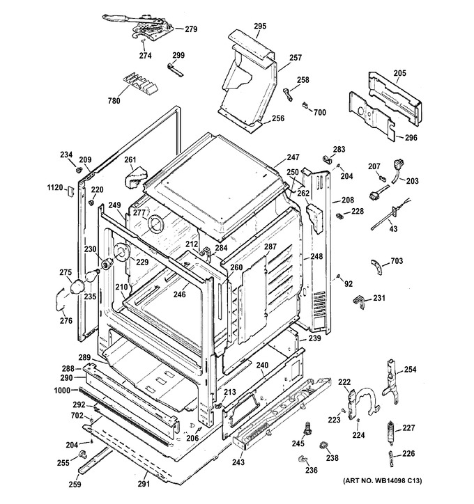 Diagram for JGB282SET3SS