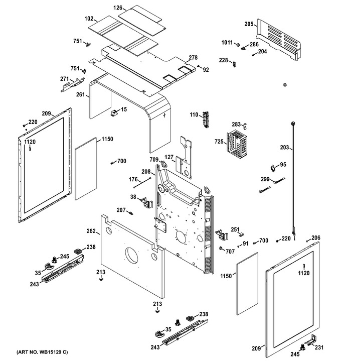 Diagram for JGB870DET1WW