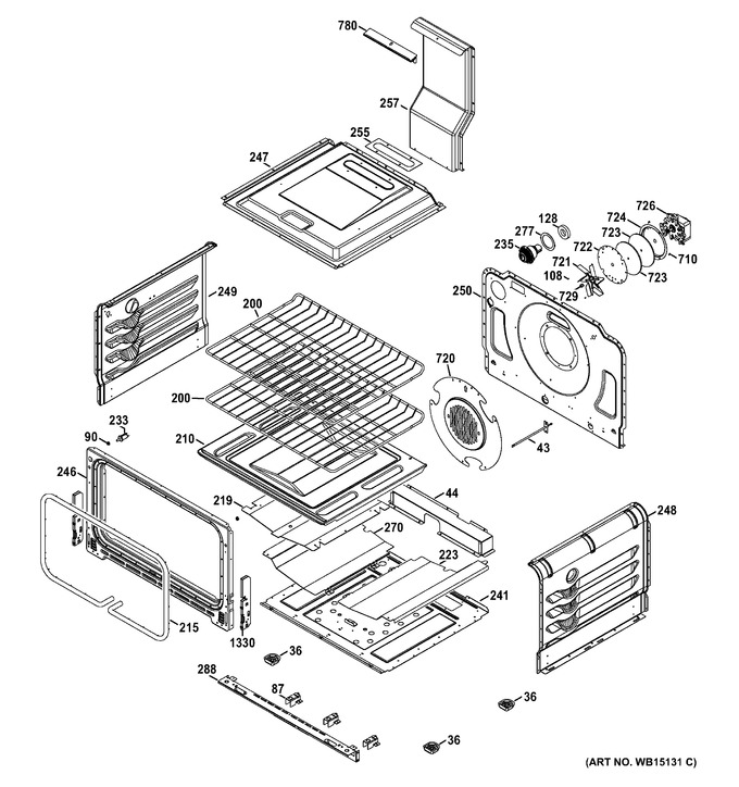 Diagram for JGB870DET2BB