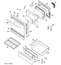 Diagram for 4 - Door & Drawer Parts