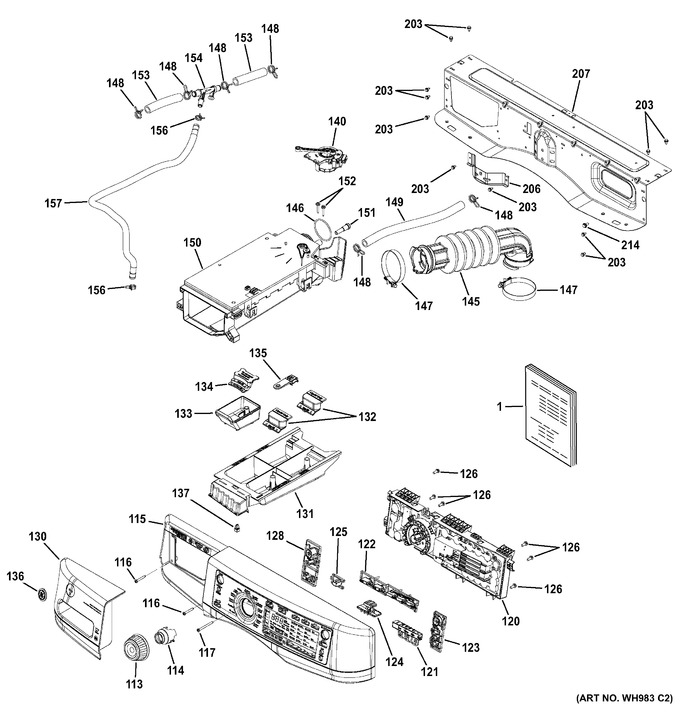 Diagram for GFWS2500F0WW