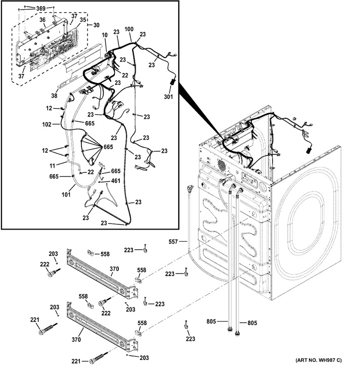 Diagram for GFWS2500F0WW