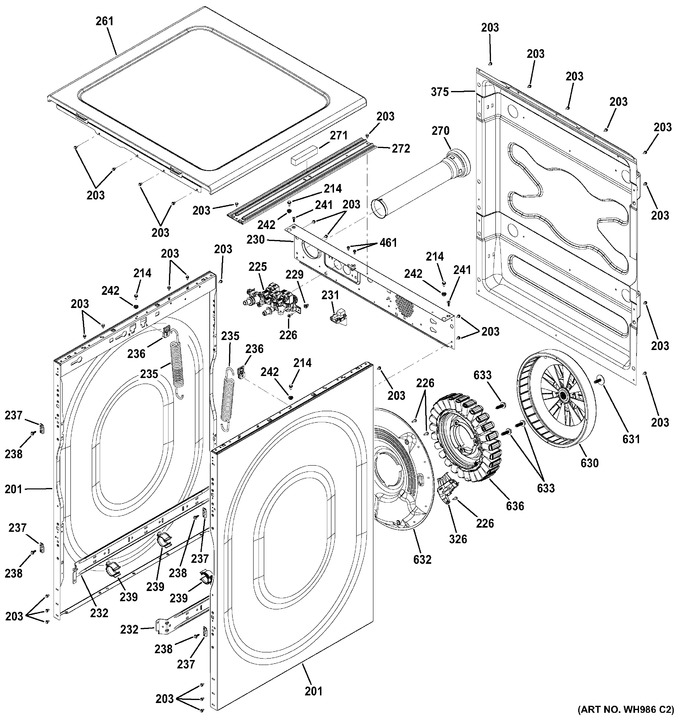 Diagram for GFWS3705F0RR