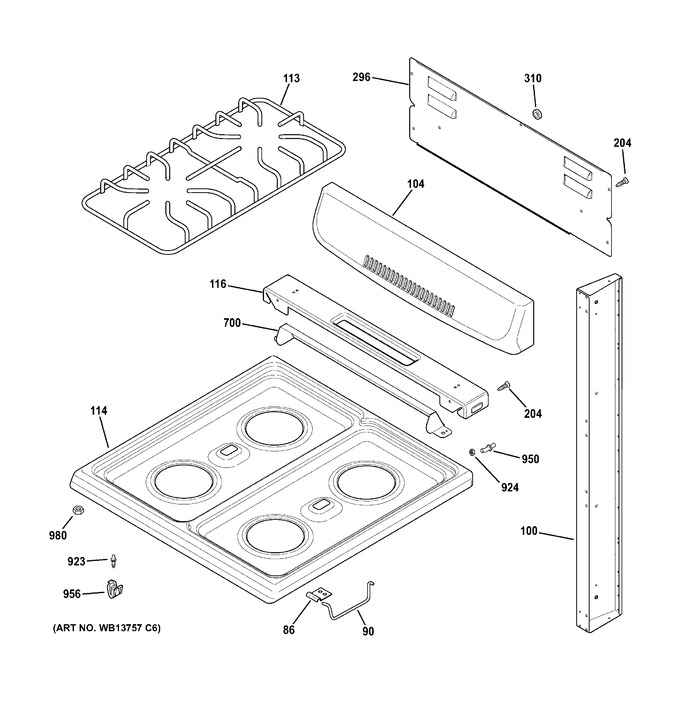 Diagram for RGA720PK4WH