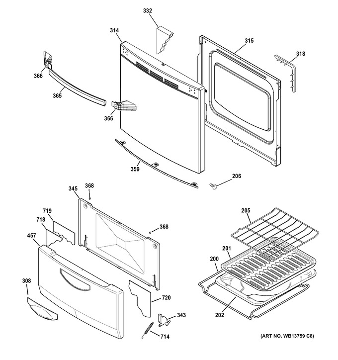 Diagram for RGA720PK4WH