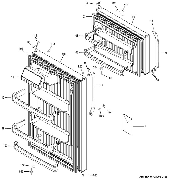 Diagram for GTT18GBDDRWW