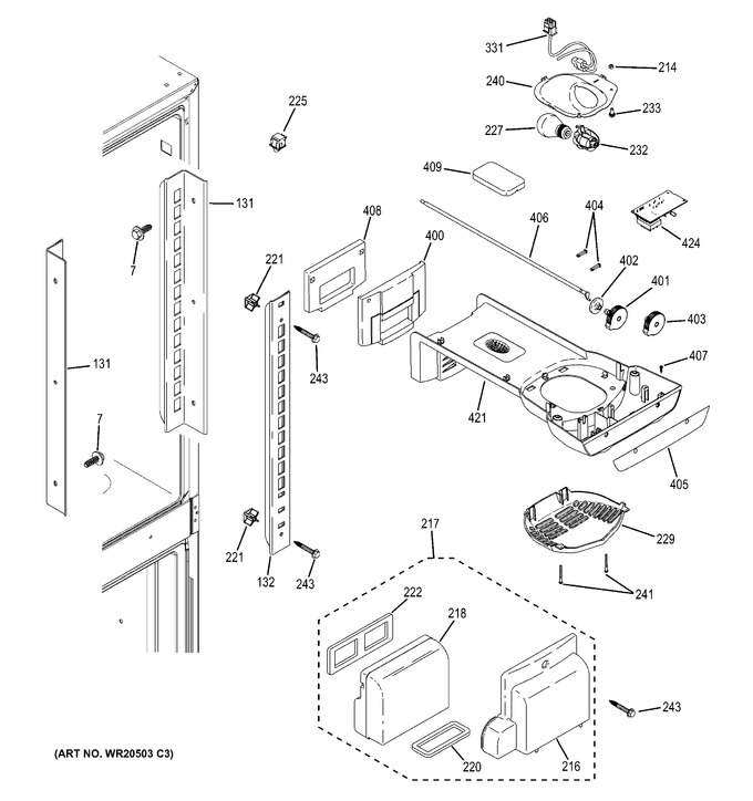 Diagram for ABE20EGEARBS