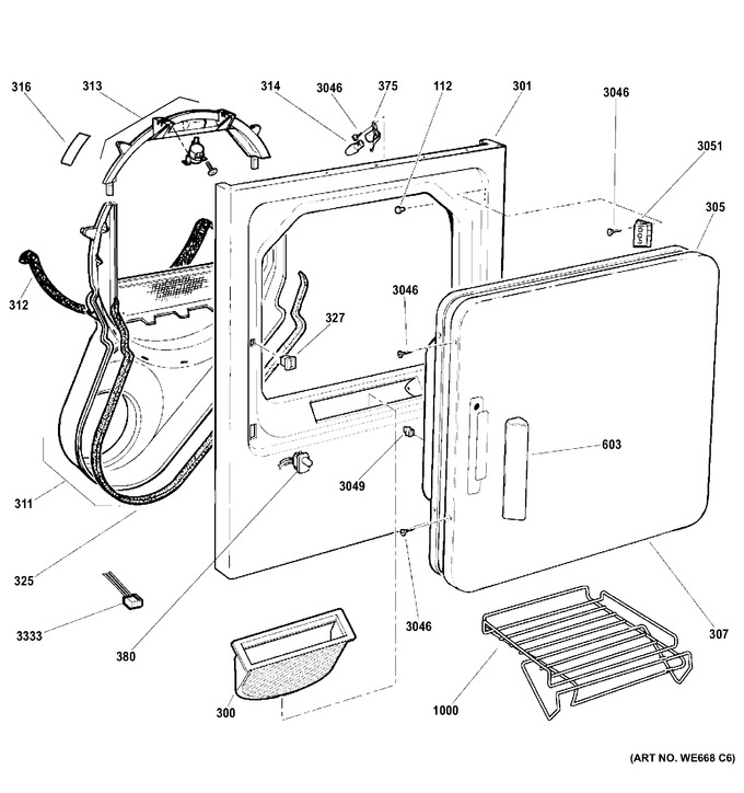 Diagram for GTDS580ED1WW