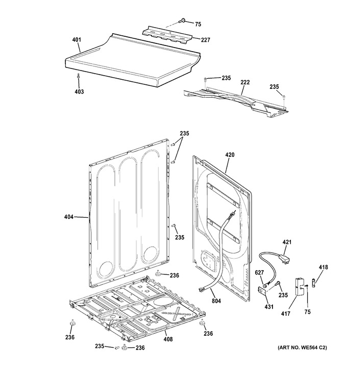 Diagram for DISR473CG8WW