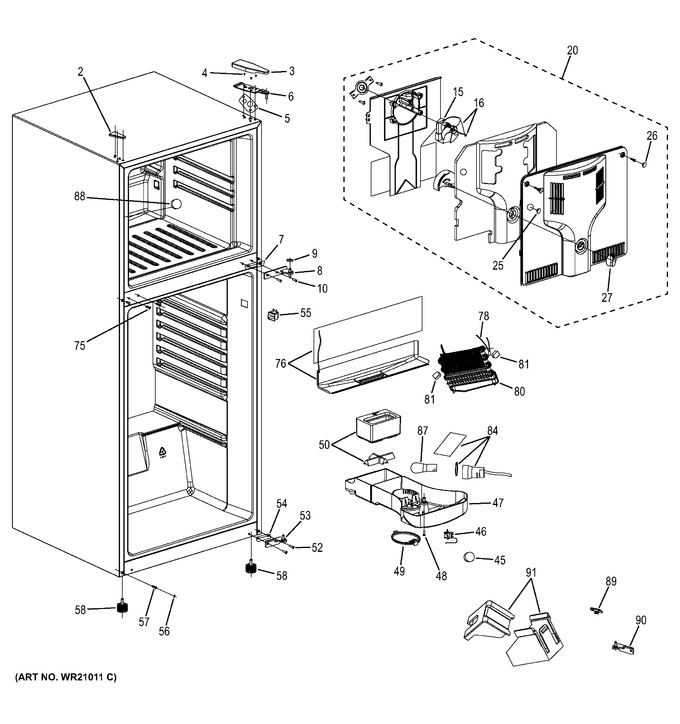 Diagram for GTR12GBEBWW