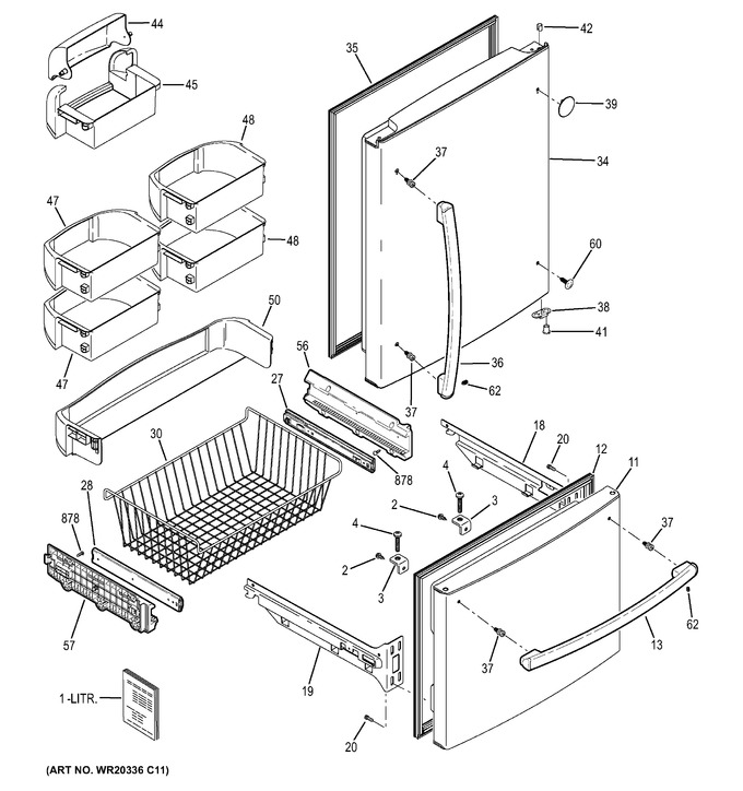 Diagram for GDE23ETEBRWW