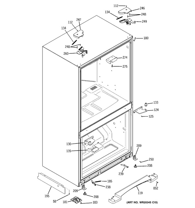 Diagram for GNE22GGEAFWW