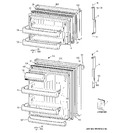 Diagram for 1 - Doors