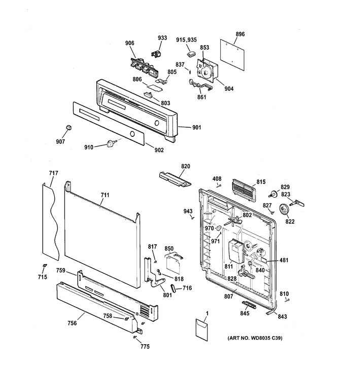 Diagram for GSD3230F00WW