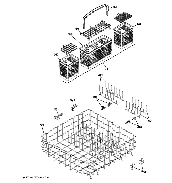 Diagram for PDWT300V00WW