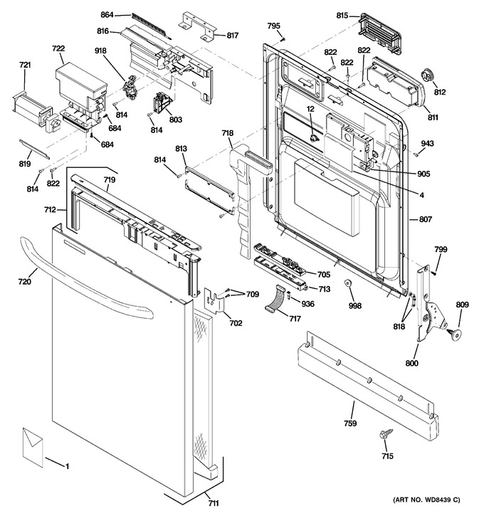 Diagram for GDWT668V55SS