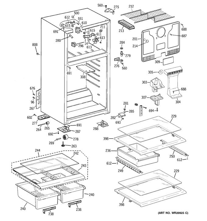 Diagram for GTH18GCD4RWW