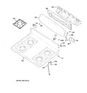 Diagram for 2 - Control Panel & Cooktop