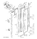 Diagram for 1 - Freezer Door