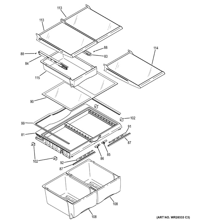 Diagram for GDE20ETEARBB